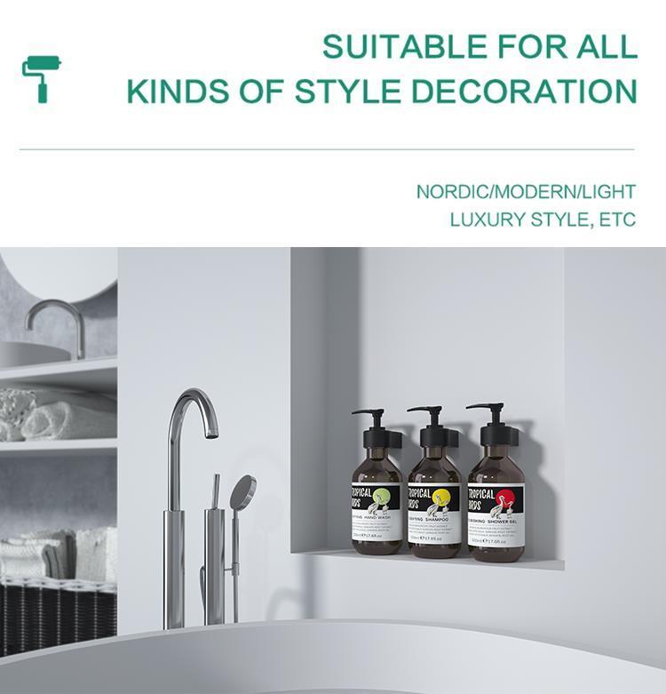 Диспенсер для жидкого мыла с настенным держателем, пластик ABS