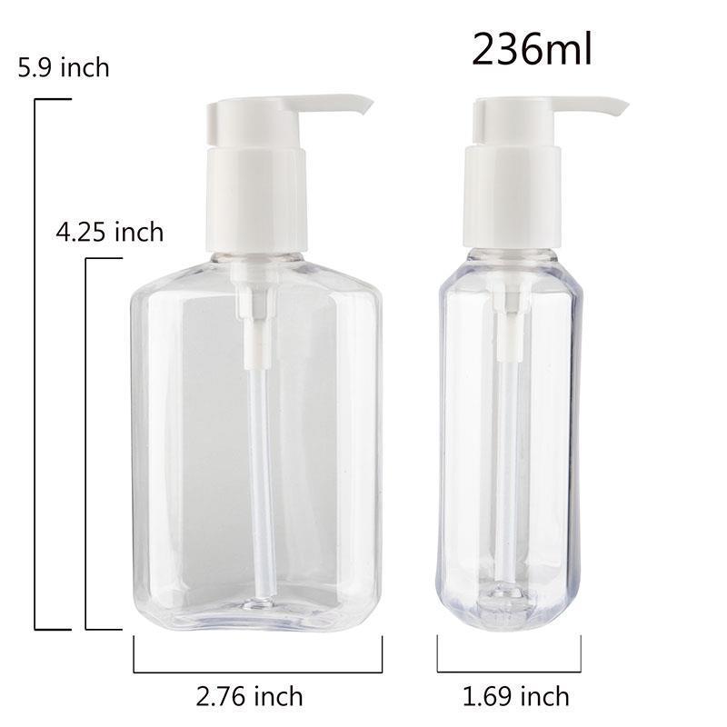 Дозатор пластиковый для ванной комнаты 236 мл