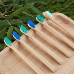 Многоразовые бамбуковые зубные щетки с мягкой щетиной, OEM