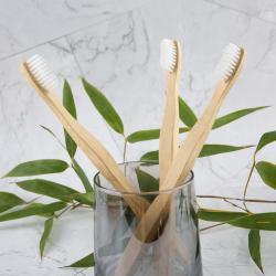 Многоразовые бамбуковые зубные щетки с мягкой щетиной, OEM