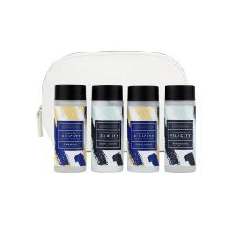 Дорожный комплект туалетных принадлежностей в сумочке, 4 предмета