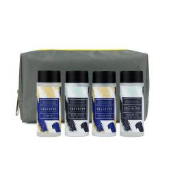 Дорожный комплект туалетных принадлежностей в сумочке, 4 предмета