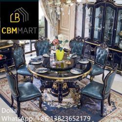 Набор мебели для гостиной из массива дерева в европейском классическом стиле