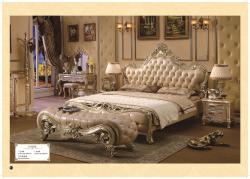 Мебель для спальни в европейском классическом стиле, массив