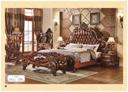 Мебель для спальни в европейском классическом стиле, массив