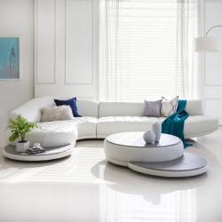 Секционный изогнутый диван