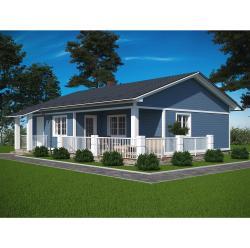 Дешевый сборный дом из легкой стали 