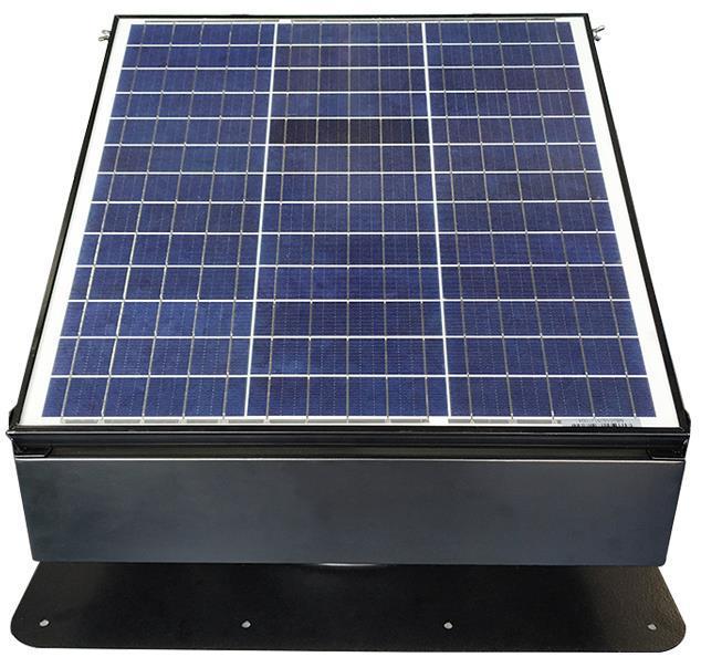 Вентилятор на крыше с солнечной батареей 