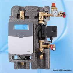 Интегрированная рабочая станция с одним трубопроводом для систем солнечного отопления