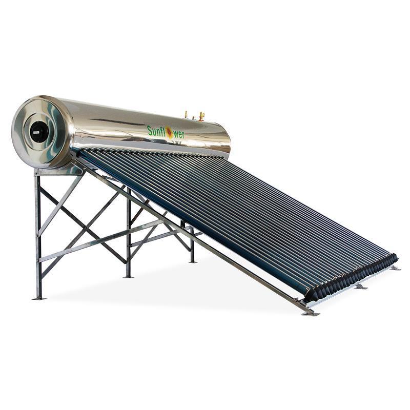 Солнечный водонагреватель под давлением 250 л с медной катушкой для домашнего использования