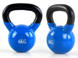 Набор железных гирь для фитнеса с резиновым покрытием