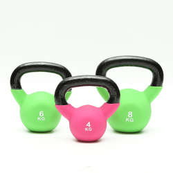 Красочная гиря с неопреновым покрытием