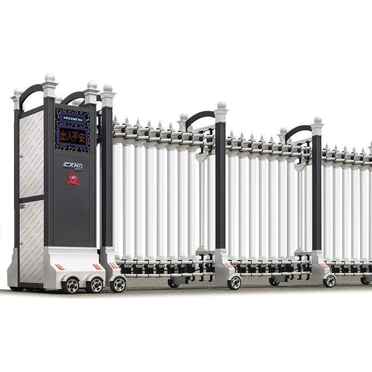 Электрические выдвижные ворота для завода