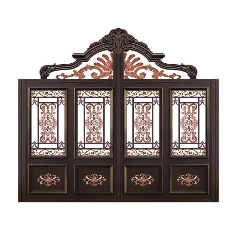 Автоматические литые алюминиевые ворота