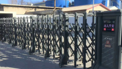 Промышленные алюминиевые ворота для школы