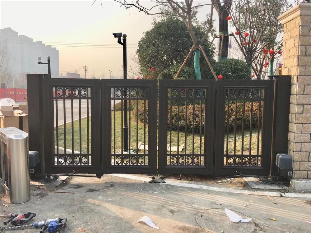 Электрические распашные ворота