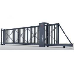 Дизайн раздвижных главных ворот в европейском стиле