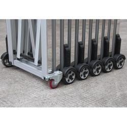 Гибкий расширяемый складной барьер