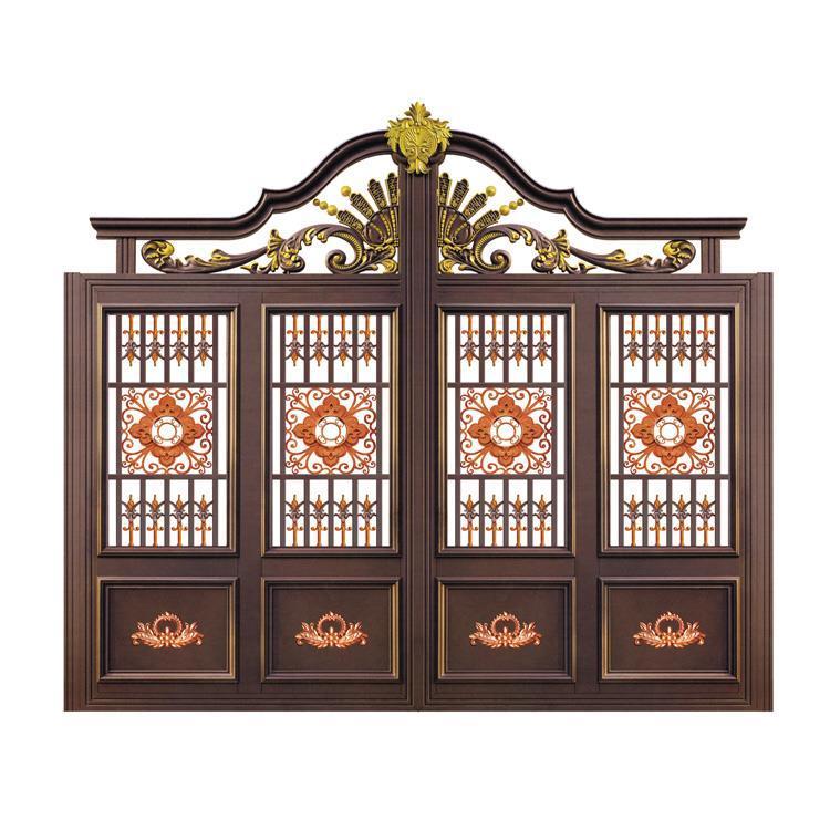 Автоматические литые алюминиевые ворота