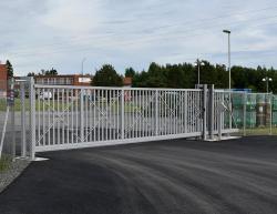 Автоматические телескопические откатные ворота с простой установкой