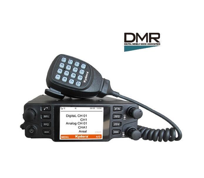 Цифровая мобильная радиостанция Kydera DMR GSM с рацией gps CDM-550H, 50 км