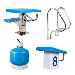 Песочный фильтр и нагреватель для бассейна