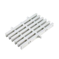 Белая решетка для бассейна