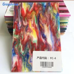 Цветной акриловый лист для рекламы