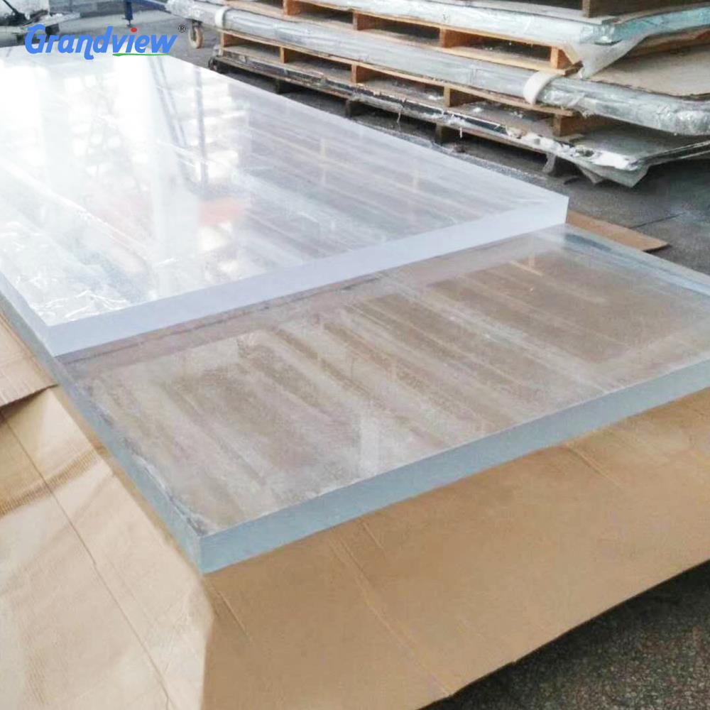 Водонепроницаемые акриловые пластиковые листы толщиной 50 мм для морского аквариума