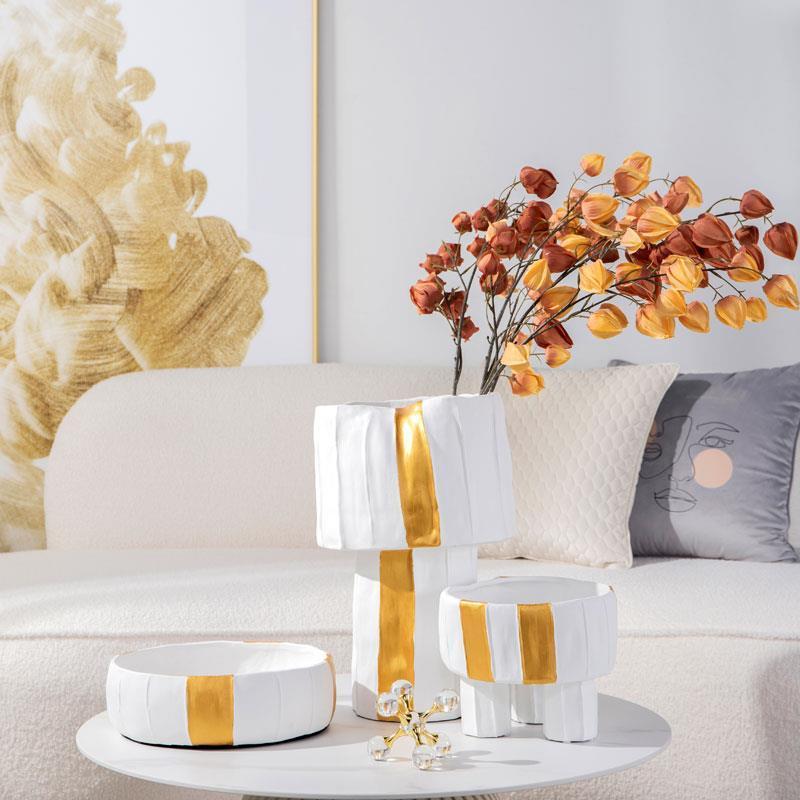 Керамическая ваза для растений 