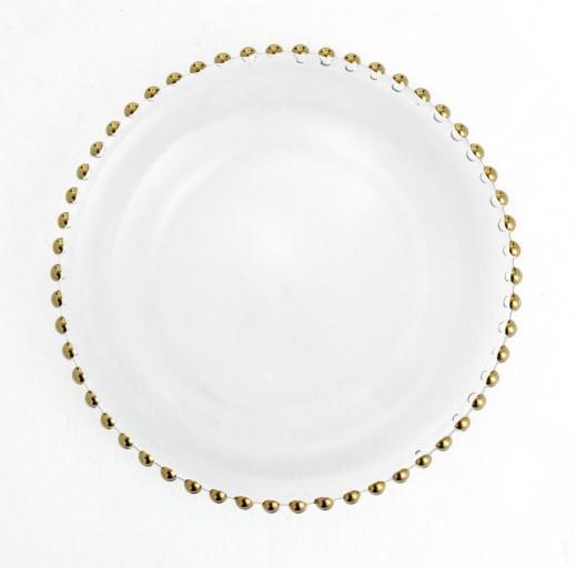 Роскошный набор стеклянных тарелок