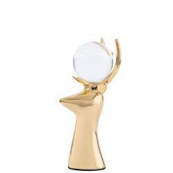 Хрустальный шар с оленем