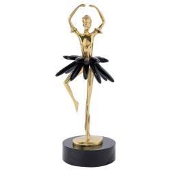 Статуя девушки, бронза