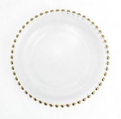 Роскошный набор стеклянных тарелок