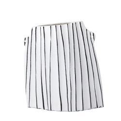 Современная белая керамическая ваза для домашнего декора