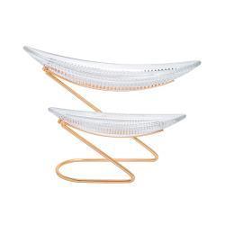 Стеклянная десертная тарелка 