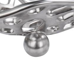 Керамическая салатница в форме листа в роскошном стиле