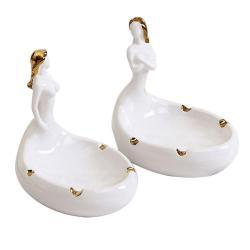 Пепельница, белая 