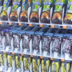 Торговый автомат со спиральным лотком 