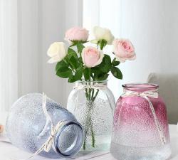 Современная стеклянная ваза для цветов