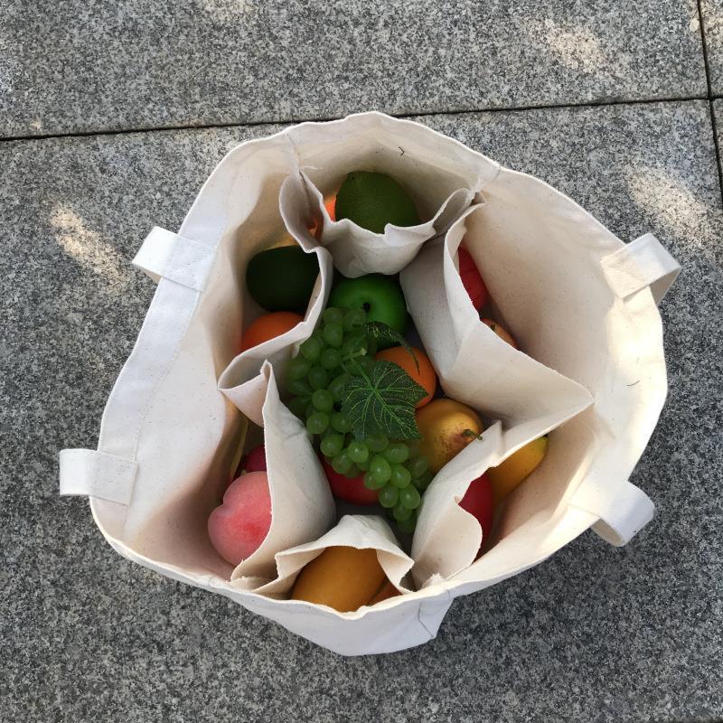 Чолщовая сумка для покупок с несколькими карманами