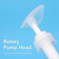 Пластиковый прозрачный дозатор для шампуня, лосьона, мыла