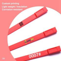 Одноразовый пластиковый замок 