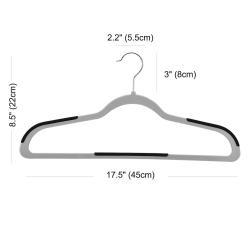 Нескользящие пластиковые вешалки 