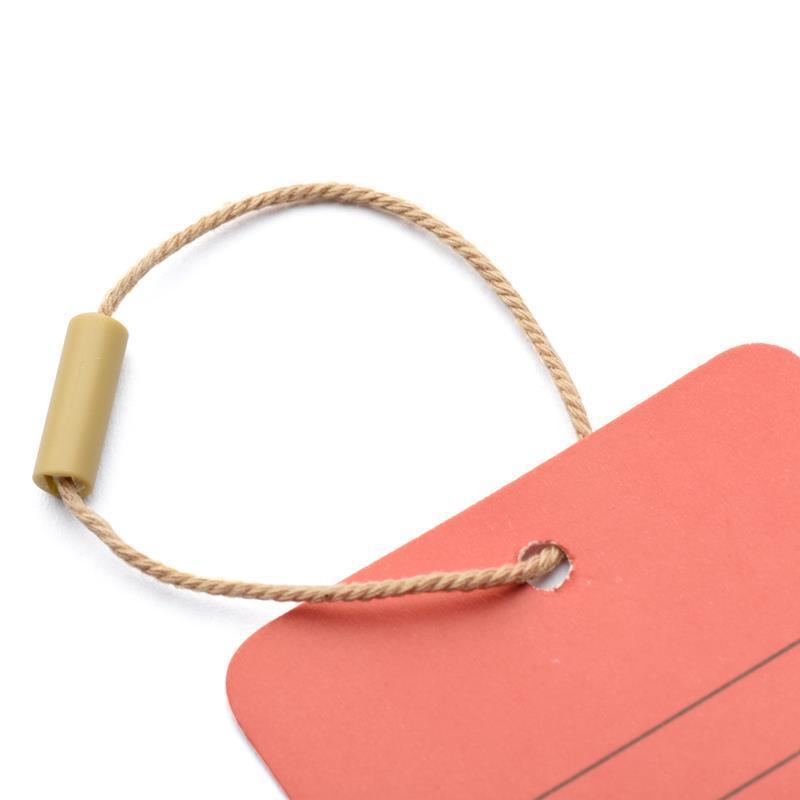 Пластиковые бирки с уплотнениями для одежды