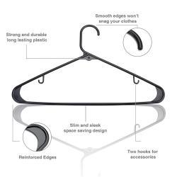 Черная вешалка для супермаркета