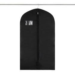 Многоразовый нетканый черный чехол для одежды