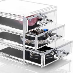 Прозрачный органайзер для косметики 