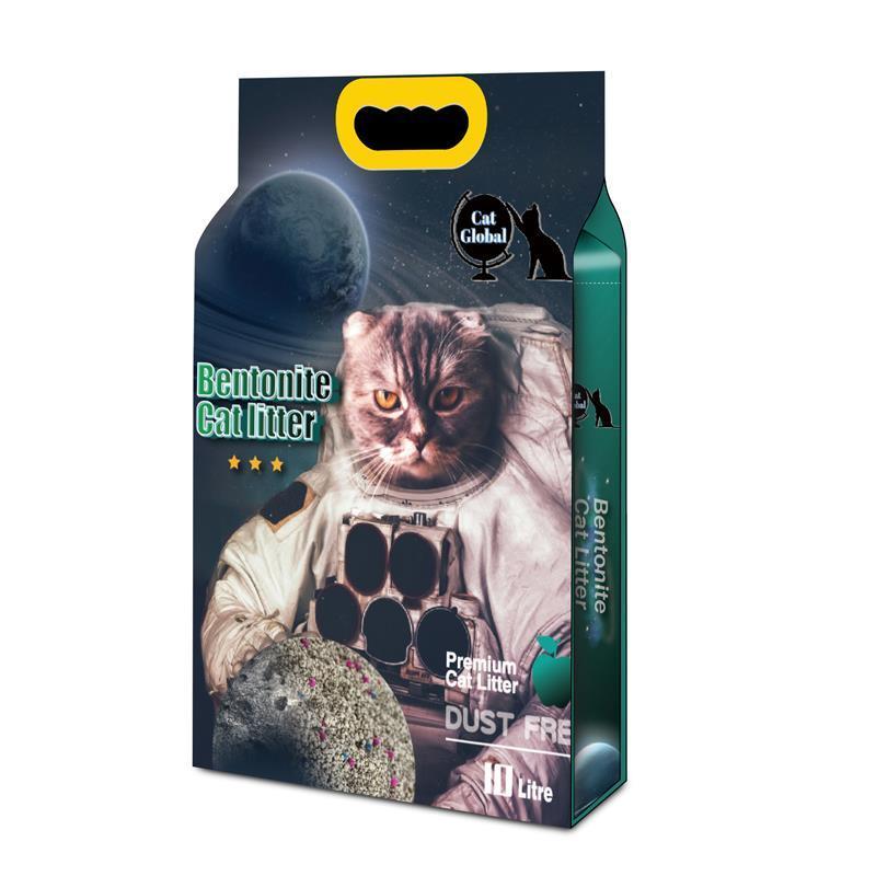 Бентонитовый наполнитель для кошачьего туалета из натурального песка 