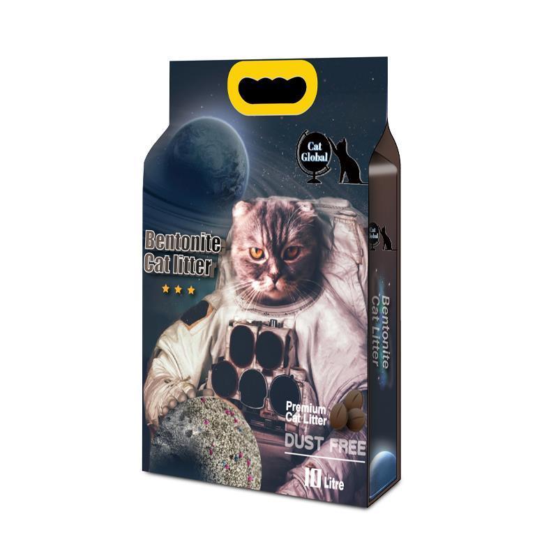 Бентонитовый наполнитель для кошачьего туалета из натурального песка 